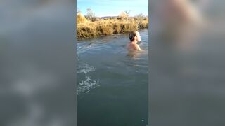 Bath Time in Natural Hot Springs