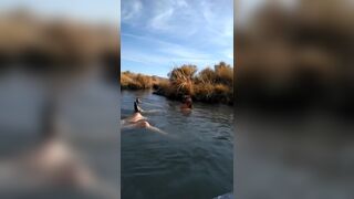 Bath Time in Natural Hot Springs