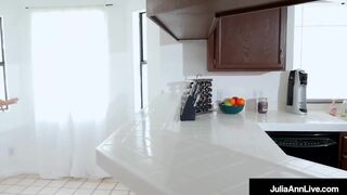 Cock Sucking Sales Lady Julia Ann gives Blowjob for Cash?