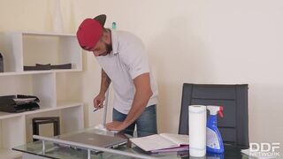 Enormous Titties of Top-heavy Top Model Emma Butt Fucked & Jizzed on