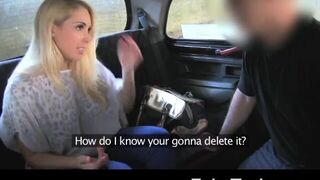 FakeTaxi - Hot blonde with tits to die for