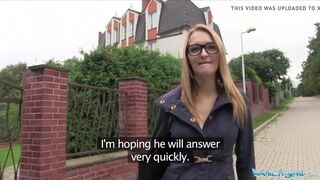 Public Agent Belle Claire has the best tits I've ever had