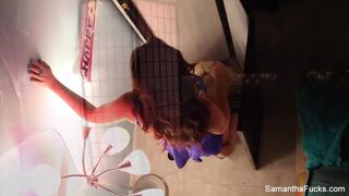 Samantha Saint celebrates her birthday with an orgy