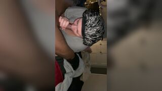 POV Amateur PAWG Wife Deepthroats and Gags on BBC