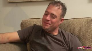 Last night the blonde milf had a wet dream and now she is living it