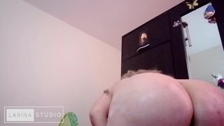 After the Shower I Record a Rich Naked Porn Video Touching My Big Tits and Making Rich Moans