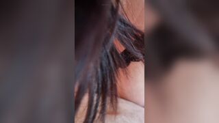 gorgeous amateur milf does a striptease and then gives a nice blowjob