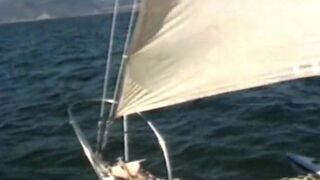 Bitch getting fucked on boat