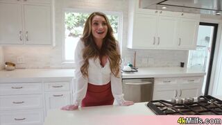 Anal loving blonde stepmom wants my cock and she doesnt care that we are in a middle of a party