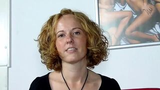 With her pussy stretched out by the sex toy she feels