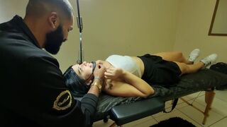 FAKE DESIGNER - Big Tits Brunette fucks Bbc