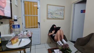 FAKE DESIGNER - Big tits Brunette fucks with Bbc