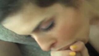 Blowjob For Her Favorite Lover Gets Messy And Wet Today