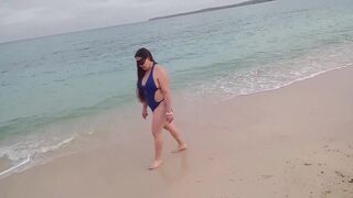 My Stepmother Asked Me To Take Some Pictures Of Her On The Beach The Next Day We Walked And Alone I Filled Her With Cum In Front Of The Sea 2 FULLONXRED