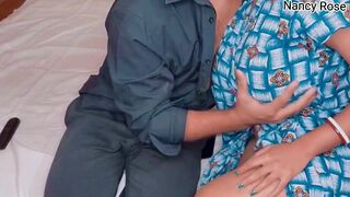 Indian Desi Bhabi with large love muffins was pumped by Devar in couch doggy position