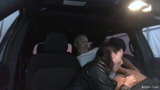 This Guy copulates me hard in the car previous to going to dinner at my in-laws' house_Amateur pair Kittie Cate