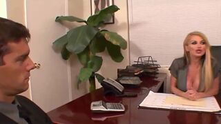 Hard Day At office With My Breasty Boss