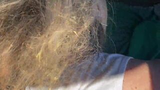 Luna squirts after I pound her booty and cum inside her