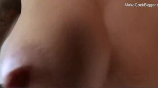 Horny busty MILF lets me cum inside her wet pussy. Creampie1