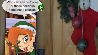 [xmas Hentai Game] Ep.8 Tinker Naughty Girl get her Butt Slapped by Mrs. Santa Gigantic Breast