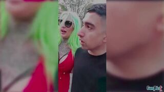 Big titted Milf tourist lost in Amsterdam