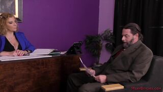 Sara Jay - Mean Executive Makes Her Employee Kiss Her Ass & Feet - Femdom - 4 image