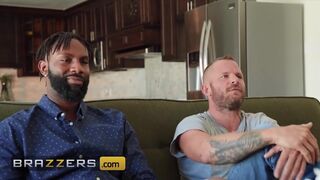 Brazzers - Big Booty Wife Moriah Mills Fucks her Husbands Friend