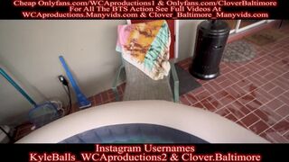 Hot Tubbing with my Friends Hot Mom Clover Baltimore