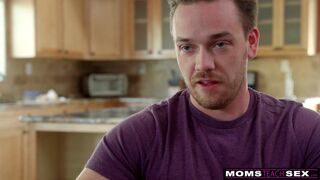 "i realized he had a step-mom crush going on" taking care of curvy step mom