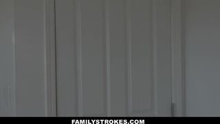 FamilyStrokes - Sexy Large Tit Aunt Helps Me Cum