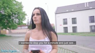 Public Agent Sexy Playgirl Lexi Dona Flashes then Bonks in Real Public Sex Tape