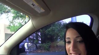 Hitching cutie Mia Hurley