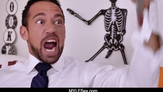 Lustful Vampire mother I'd like to fuck Devours Large Jock and Receives Wet Crack Pounded Halloween Night