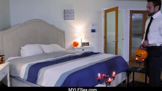 Lustful Vampire mother I'd like to fuck Devours Large Jock and Receives Wet Crack Pounded Halloween Night