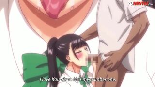 HENTAI·  Legal Age Teenager large pointer sisters copulates a old ramrod to acquire cum inside