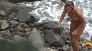 Spy undressed beach vids, real outdoor sex!