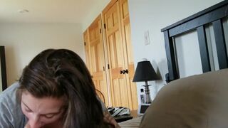 Dad Gives PAWG Hotwife Warm Creampie POV Close Up