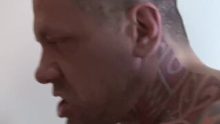 Boyfriend Trashes Parents Room and Copulates Hot Green Eyed Girlfriend