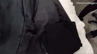 Sexy large wobblers mother I'd like to fuck blows large dick. Cum on face. Breasty bitch - 3 image