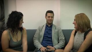 2 MILFs for a youthful and concupiscent chap.