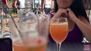 This Chab Controls my Cum-Hole and makes me Cum at the Restaurant - PUBLIC