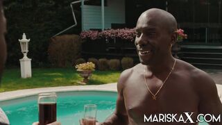 MARISKAX Texas Patti double screwed by 2 BBCs