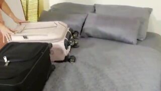 Sharing Hotel Ottoman with Cute mother I'd like to fuck