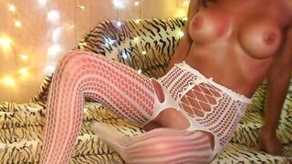 Sexy Mama Playing with Fur Pie