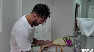 Sexy milf Diamond Kitty with big tits riding the studs rod and moaning loud as she bounce on top