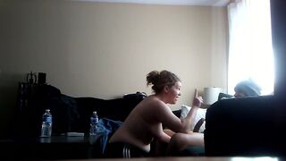 Country Tenant Girl Pays for Rent the only way she knows how