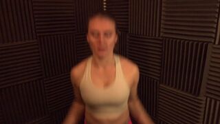 Sage Work out ASMR - Sexy and Sweaty Work out during ASMR Heartbeats