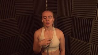 Sage Work out ASMR - Sexy and Sweaty Work out during ASMR Heartbeats
