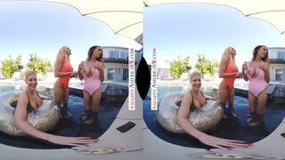 Naughty America three Hotties Bang their Friend's Son in VR - 5 image