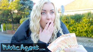 Public Agent stunning blonde Amaris reveals perfect body in sexy lingerie - 1 image